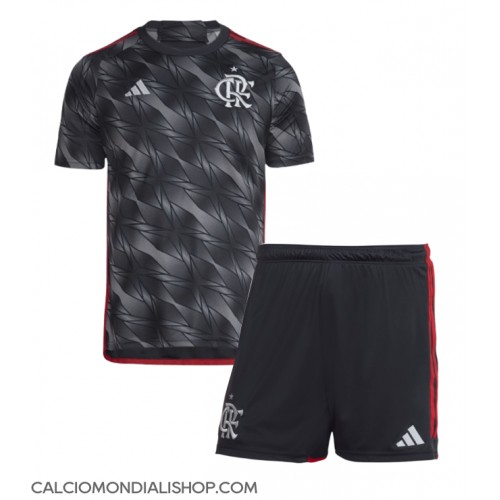 Maglie da calcio Flamengo Terza Maglia Bambino 2024-25 Manica Corta (+ Pantaloni corti)